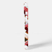 Thema Red & White Beach Stühle Case-Mate iPhone Hülle (Rückseite / Links)