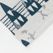 Thema Reise und Abenteuer Fleecedecke (Ecke)