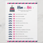 Thema Reisedusche Baby Bridal Ihm oder ihrem Spiel (Vorne/Hinten)