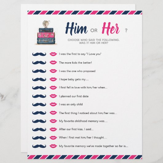 Thema Reisedusche Baby Bridal Ihm oder ihrem Spiel (Vorne/Hinten)