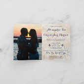 Thema "Reisegepasste Einladung" Einladung (Innenseite)