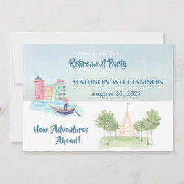 Thema "Reisen im Party"  Einladung