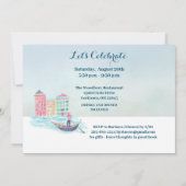 Thema "Reisen im Party"  Einladung (Rückseite)