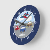 Thema "Reisetransport" - Kundenspezifische Uhr (Winkel)