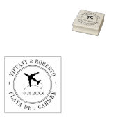 Thema Reiseziel-Event-Passport Gummistempel (Stempel)