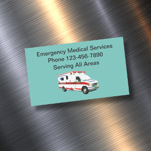 Thema Rettungsdienst Magnetische Visitenkarte