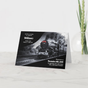 Thema "Ruhestand Party Eisenbahn - Verkehr 50 Jahr Einladung