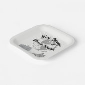 Thema Ruhestandsreise Party Bon Voyage Globe Pappteller (Gewinkelt)