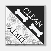 Thema "Saubere und schmutzige Erinnerung" Magnet (Vorne)