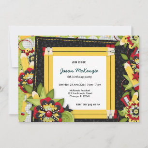 Thema Schulgeburt Einladung