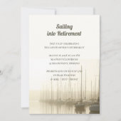 Thema "Segelrente" Einladung (Vorderseite)