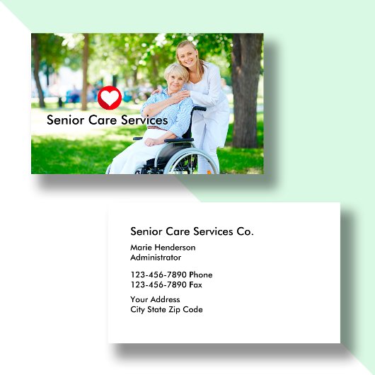 Thema Senior Services Visitenkarte