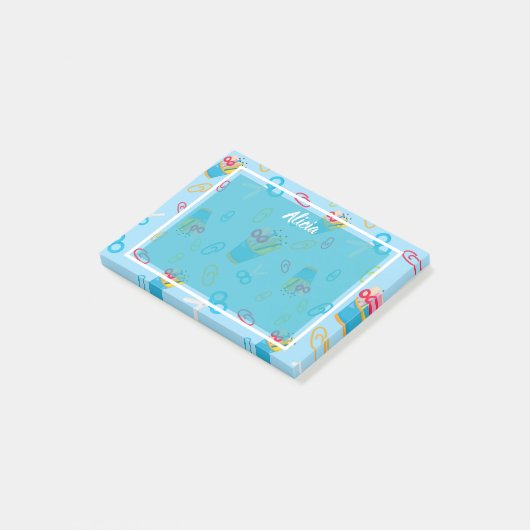 Thema Spaß Post-it Klebezettel (angewinkelt)