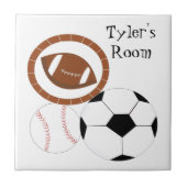 Thema Sport - Name Fliese (Vorderseite)
