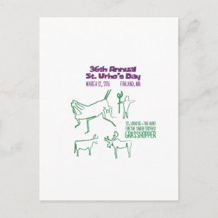 Thema St. Urho 2011 Postkarte