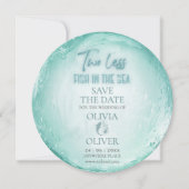 Thema Strand Save The Date (Vorderseite)