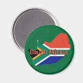 Thema Südafrika Magnet (Vorderseite/Rückseite)