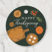 Thema Türkei Abendessen Erntedank Geschenkanhänger (Vorderseite)