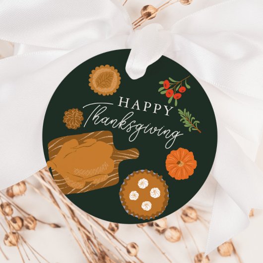 Thema Türkei Abendessen Erntedank Geschenkanhänger