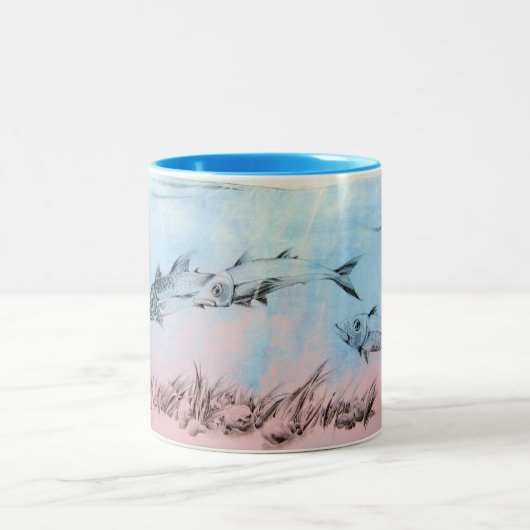 Thema-u. Veränderungs-Tasse Zweifarbige Tasse (Mittel)