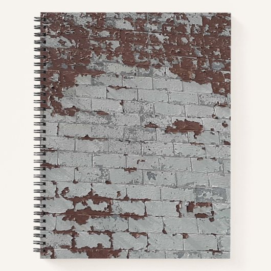 Thema "Urban Decay" - Alte Steine, Peeling Paint Notizblock (Vorderseite)