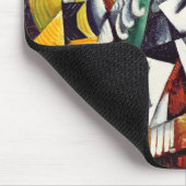 Thema von einem Färbergeschäft Mousepad (Ecke)