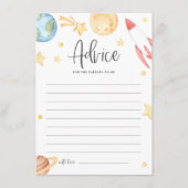 Thema Wasserfarbe Kinderdusche Beratung der Eltern Begleitkarte (Vorderseite)