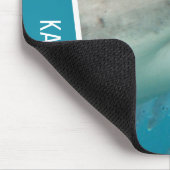 Thema "Weißer Hai und Fisch" Mousepad (Ecke)