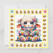 Thema wertvolle Babys - Einladung (Vorderseite)