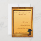 Thema Western Einladung (Rückseite)