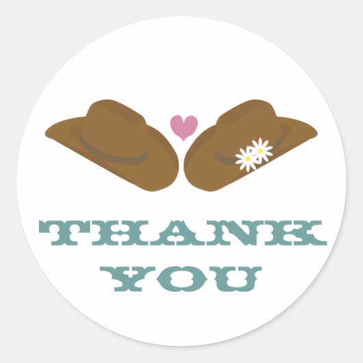 Thema "Western in Ländern" Runder Aufkleber (Vorderseite)