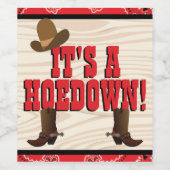 Thema Western Weinetikett (Einzelnes Label)