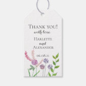 Thema Wildblumen Geschenkanhänger (Vorderseite)