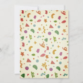 Thema Wildtiere Einladung (Rückseite)