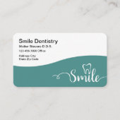 Thema Zahnmedizin Visitenkarte (Vorderseite)