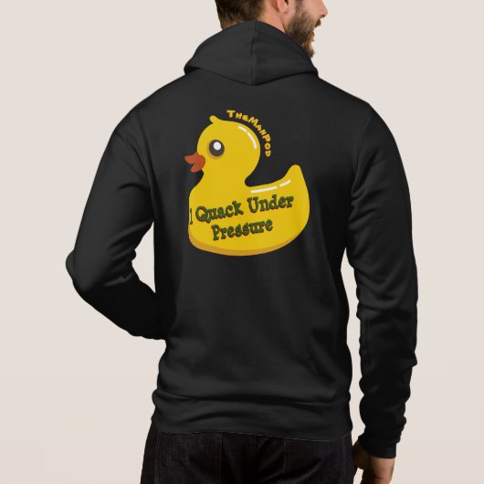 TheManPod - I Quack unter Druck Zip Hoodie (Rückseite)