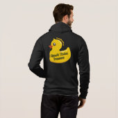 TheManPod - I Quack unter Druck Zip Hoodie (Schwarz voll)