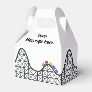 Themapark-Party addieren Geschenkschachtel