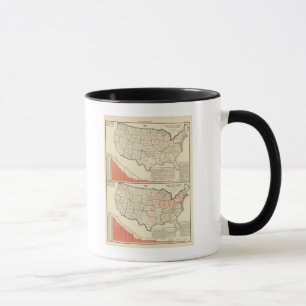 Thematische Karten der Vereinten Staaten Tasse