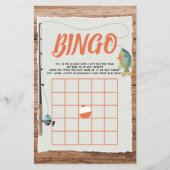 Theme Baby Dusche Bingo Game Flyer (Vorne)