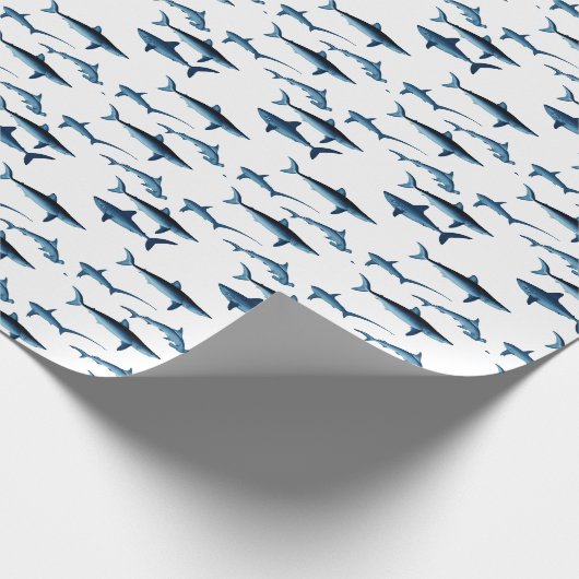 Theme Blue Decoupage Tissue Geschenkpapier (Ecke)