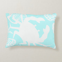 Theme Crab and Seashell Pillow Zierkissen