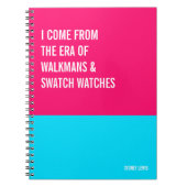 Theme Funny Notebook, Walkman & Swatch Watch der 1 Notizblock (Vorderseite)
