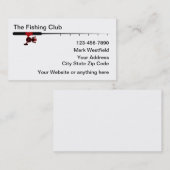 Theme für die Fischerei Einfache Visitenkarten Visitenkarte (Vorne/Hinten)