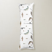 Theme-Muster für Fische mit Angelruten Seitenschläferkissen (Rückseite (Vertikal))