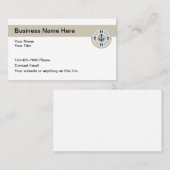 Theme Nautical Business Cards Visitenkarte (Vorne/Hinten)