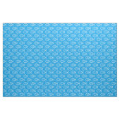 Theme of Ocean Sea Fish Wave Lines Muster Stoff (Yard (91,4 cm))