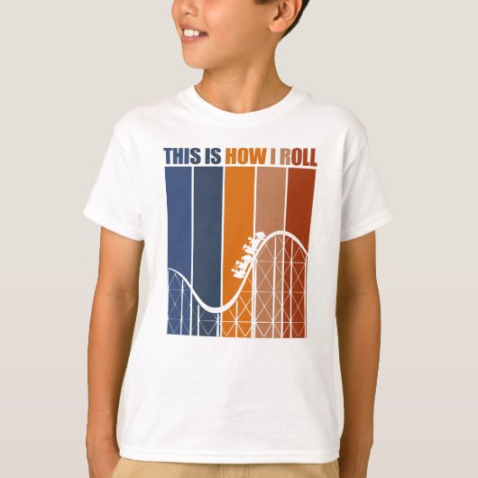 Theme Park Shirt für Roller Untersetzer Liebhaber (Vorderseite)