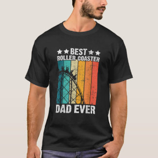 Theme Park Vater's Day Best Roller Untersetzer Vat T-Shirt