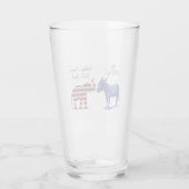 Theme Pro Republikaner Trump 2024 Glas (Rückseite)